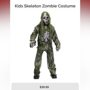 Swamp Zombie Halloween Costume Youth Medium